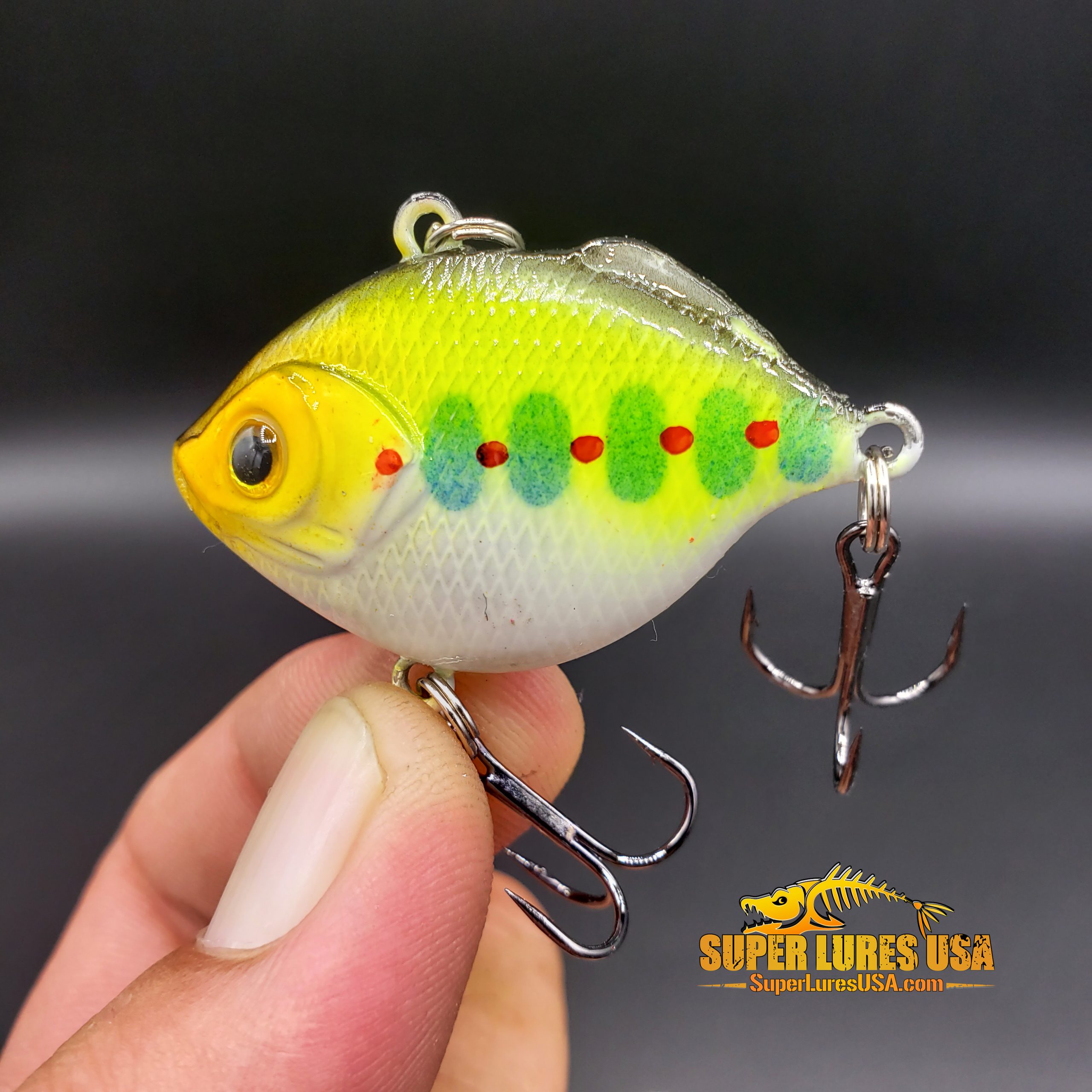 7 Pcs “Super Vibes” Small Panfish Style Fishing Lure Set- SINKING ...